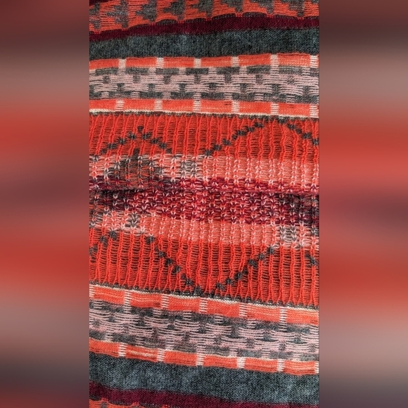 Talbots‎ Lambswool Sweater Women's Aztec knit Pullover Size M - Picture 8 of 12